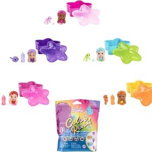 Barbie Color Reveal Mermaid Series Baby Doll Barbie Mermaid Baby Toys